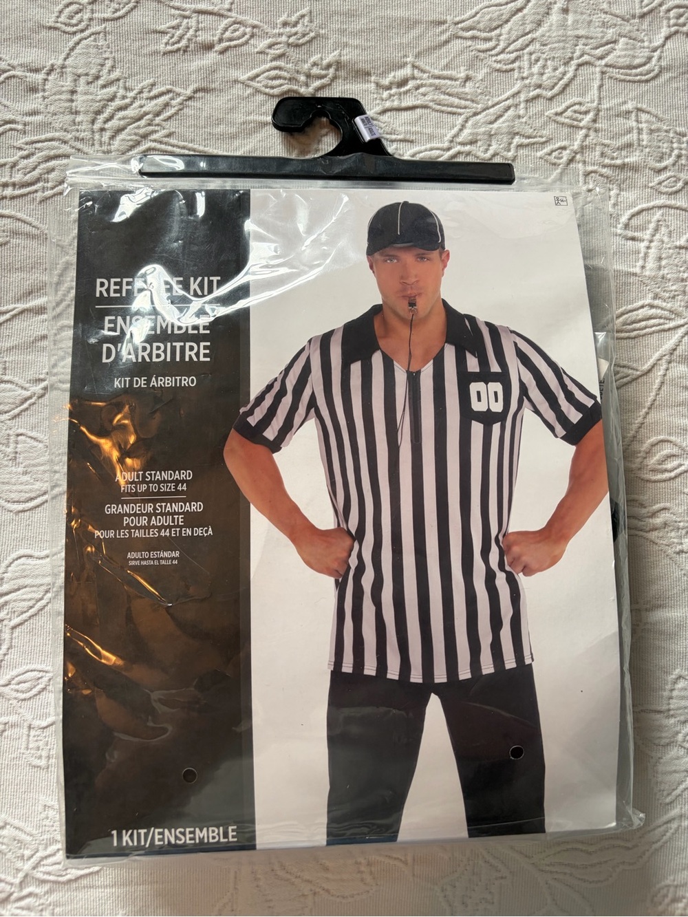 Men's Referee costume - Black & White Stripes